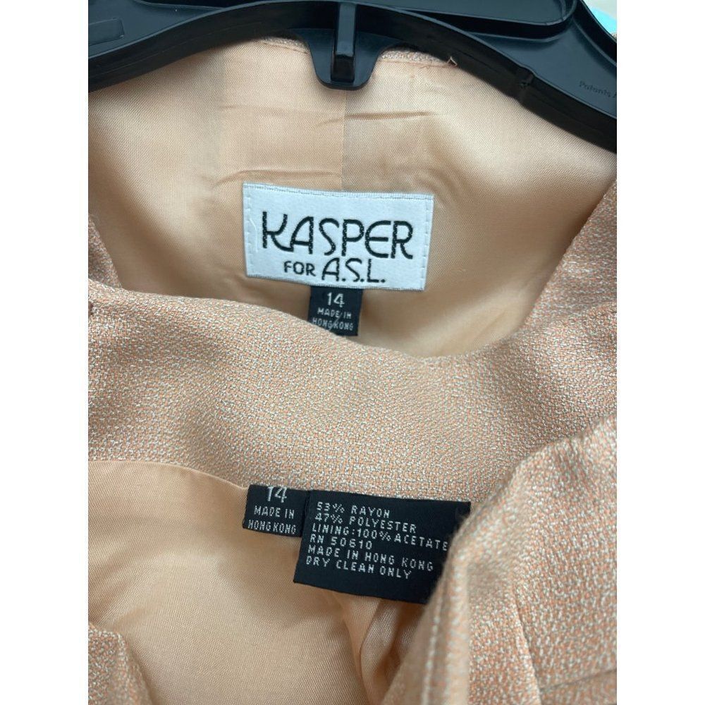 Kasper for ASL 3 Pcs Skirt Suit Set Size 14 - Picture 12 of 12